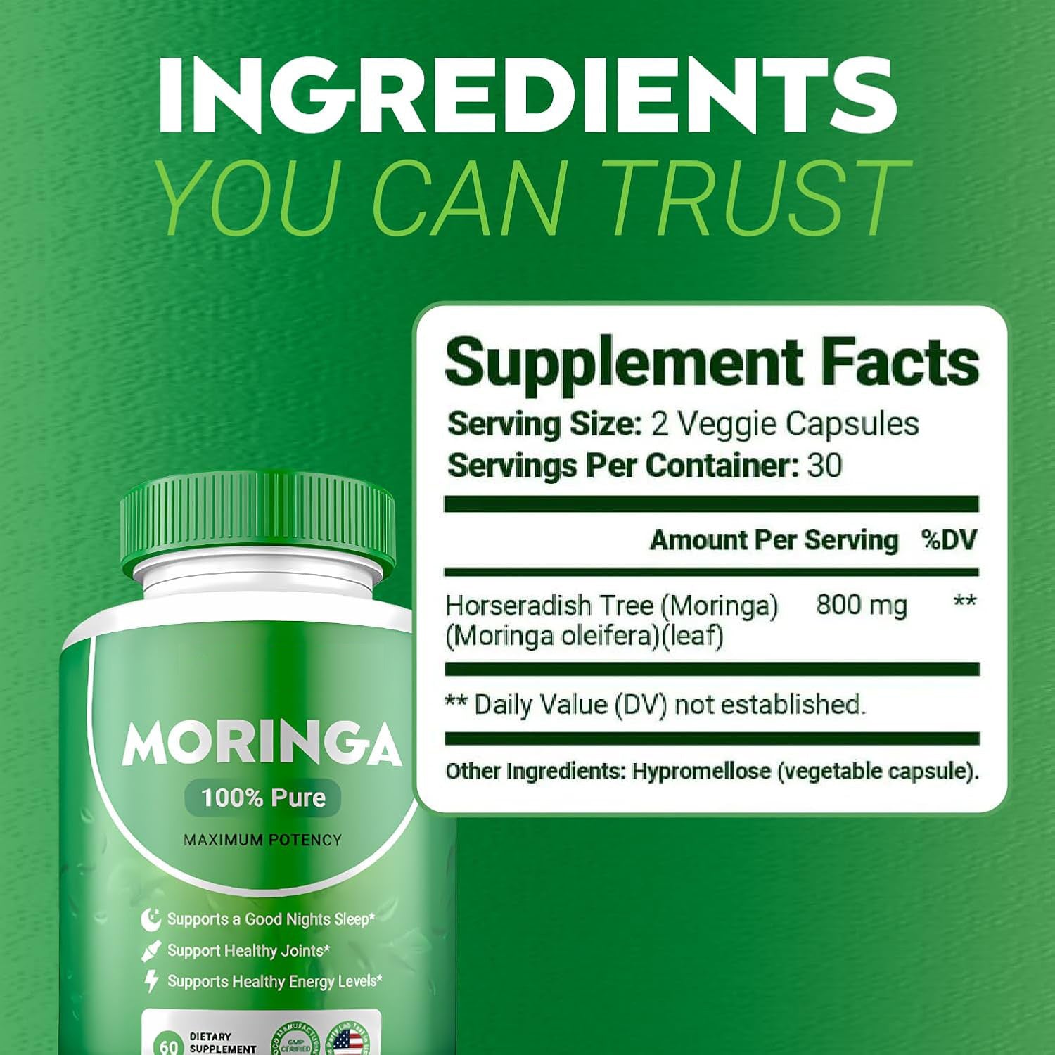 Moringa Powder Capsules