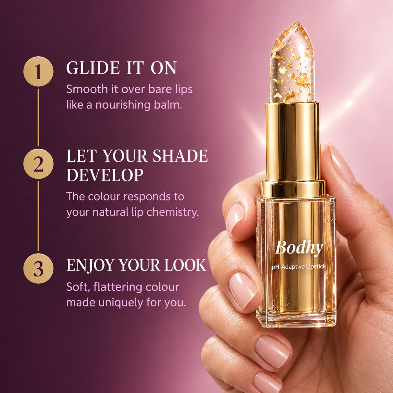 Bodhy™ pH-Matched Color Lock Lipstick