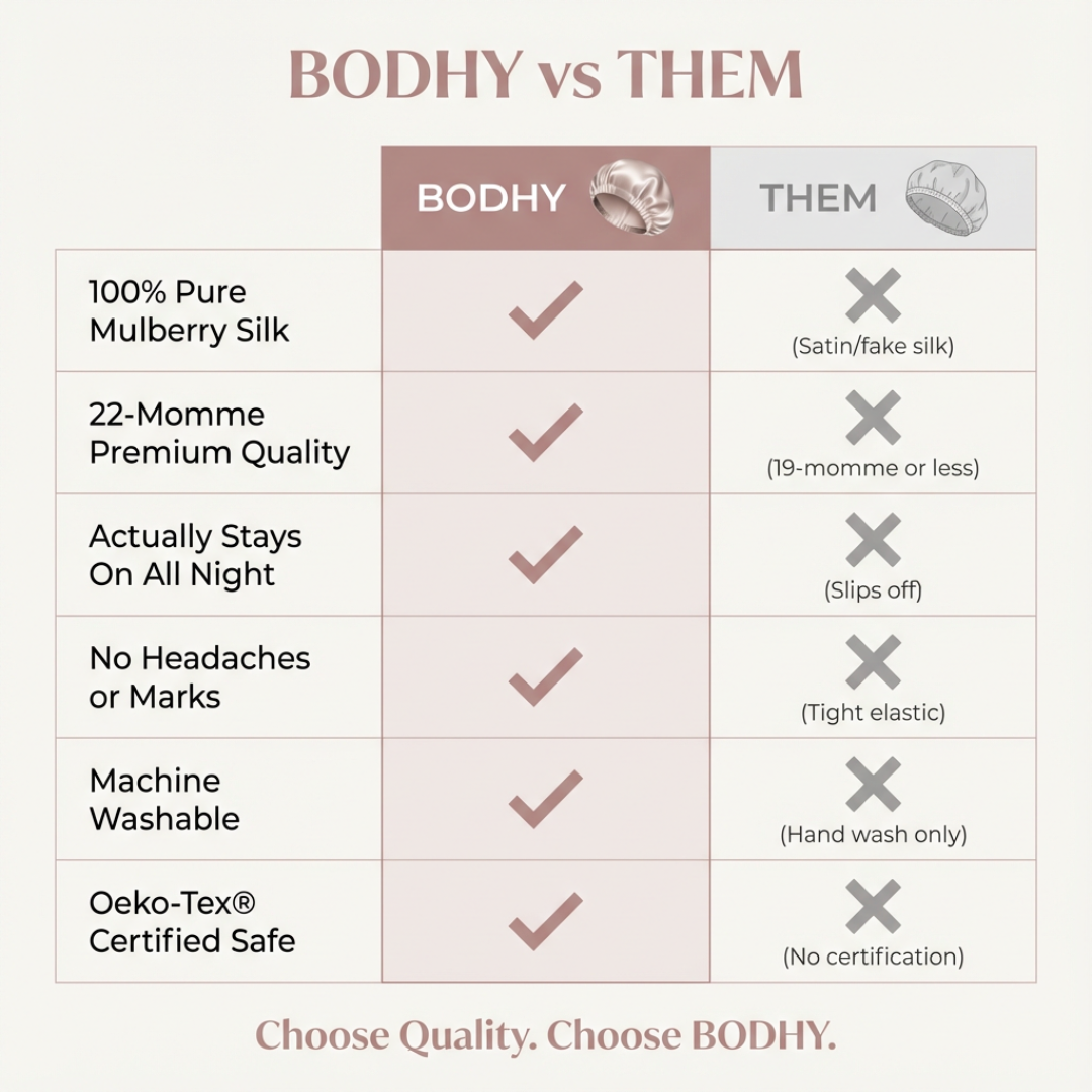 Overnight Hair-Repair Mulberry Silk Bonnet