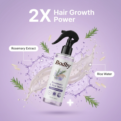 Rosemary + Rice Water Spray