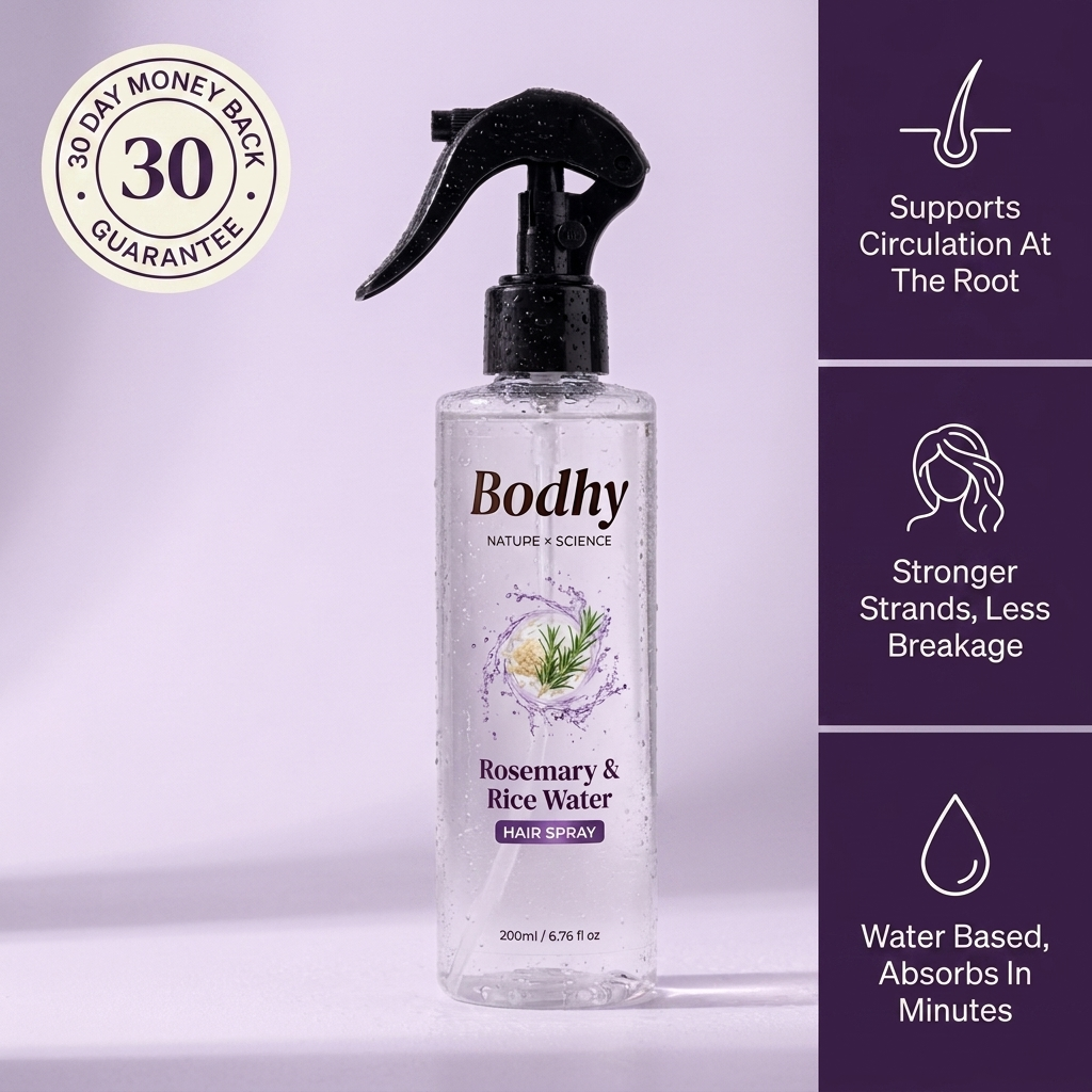 Rosemary + Rice Water Spray