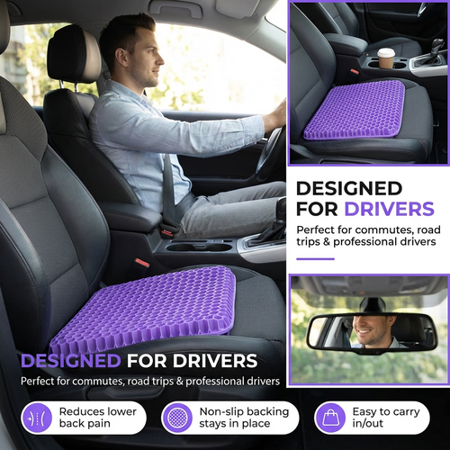 Double-Thick Gel Seat Cushion